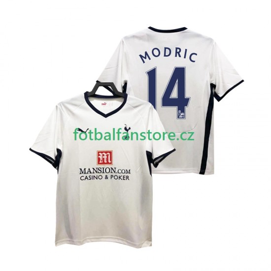 Muži Retro Domácí Dres Tottenham Hotspur Luca Modric 14 2008 2009 Krátký rukáv Muži Retro Domácí Dres Tottenham Hotspur Luca Modric 14 2008 2009 Krátký rukáv
