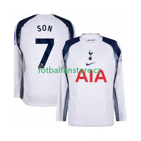 Muži Domácí Dres Tottenham Hotspur Son Heung-Min 7 2025-2026 Dlouhými Rukávy Muži Domácí Dres Tottenham Hotspur Son Heung-Min 7 2025-2026 Dlouhými Rukávy