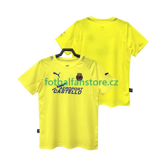 Muži Retro Domácí Dres Villarreal CF 2005 2006 Krátký rukáv