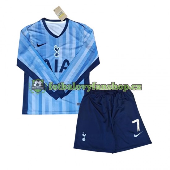 Dětský Venkovní Dres Tottenham Spurs Son 7 2024-2025 Dlouhými Rukávy