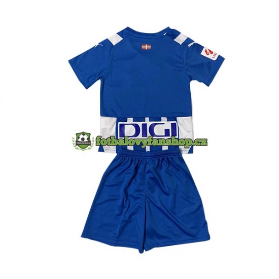 Dětský Domácí Dres Deportivo Alaves 2023-2024 Krátký rukáv