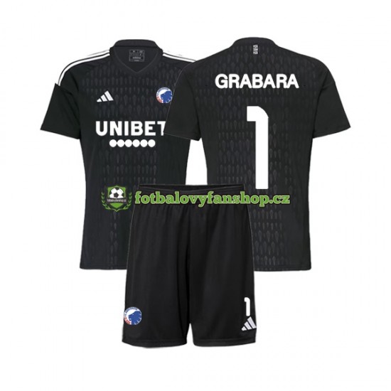 Dětský Brankářský Venkovní Dres FC Copenhagen GRABARA 1 2023-2024 Krátký rukáv Dětský Brankářský Venkovní Dres FC Copenhagen GRABARA 1 2023-2024 Krátký rukáv