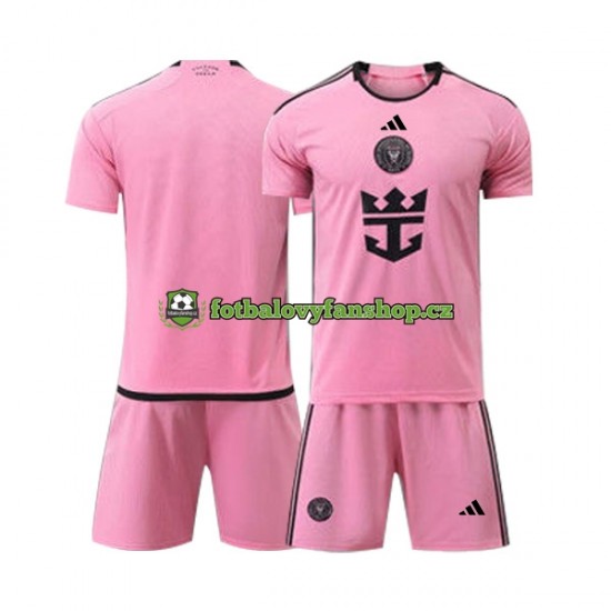 Dětský Domácí Dres Inter Miami 2024 Krátký rukáv Dětský Domácí Dres Inter Miami 2024 Krátký rukáv