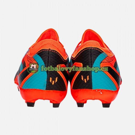 Kopačky Adidas Messi X Speedportal.3 FG Oranžový Modrý Černá