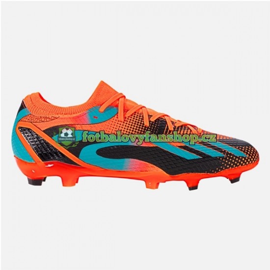 Kopačky Adidas Messi X Speedportal.3 FG Oranžový Modrý Černá