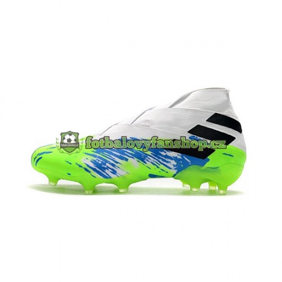 Kopačky Adidas Nemeziz9 FG Modrý Bílý Zelená