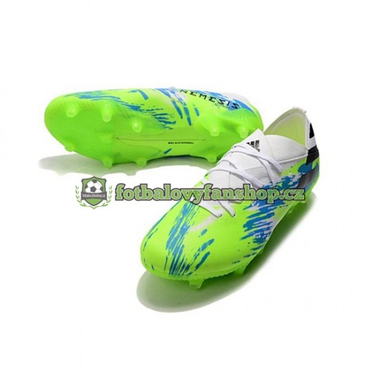 Kopačky Adidas Nemeziz9.1 FG Modrý Zelená Černá