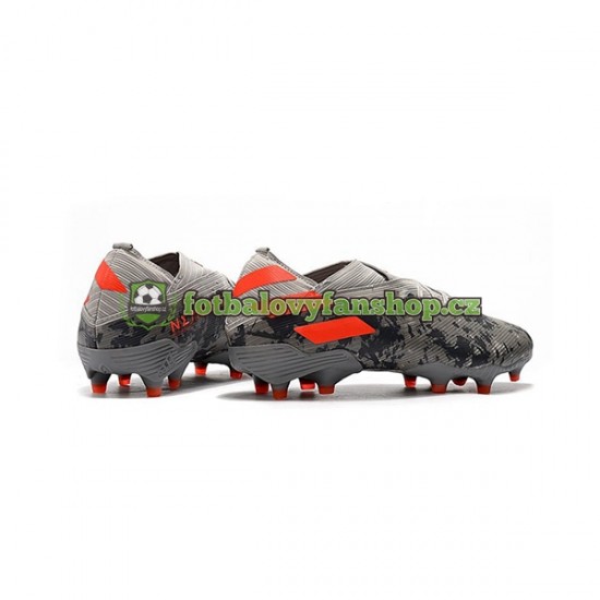 Kopačky Adidas Nemeziz9.1 FG Šedá Oranžový Bílý