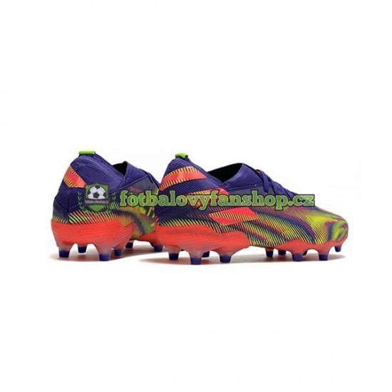 Kopačky Adidas Nemeziz9.1 FG Precision To Blur Nachový Růžový Zelená