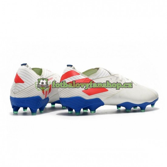 Kopačky Adidas Nemeziz9.1 FG Červené Modrý Bílý