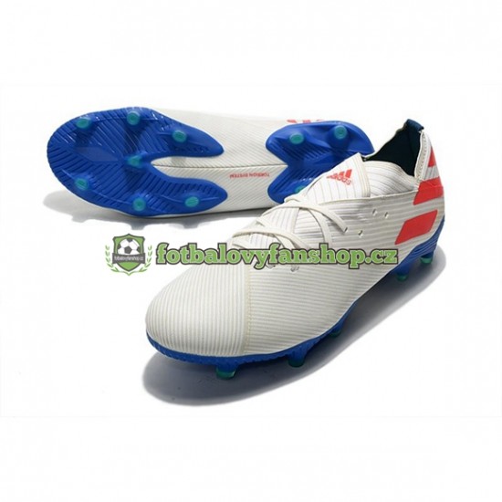 Kopačky Adidas Nemeziz9.1 FG Červené Modrý Bílý