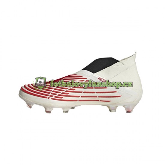 Kopačky Adidas Predator EDGE FG Showdown Červené Zlato Bílý