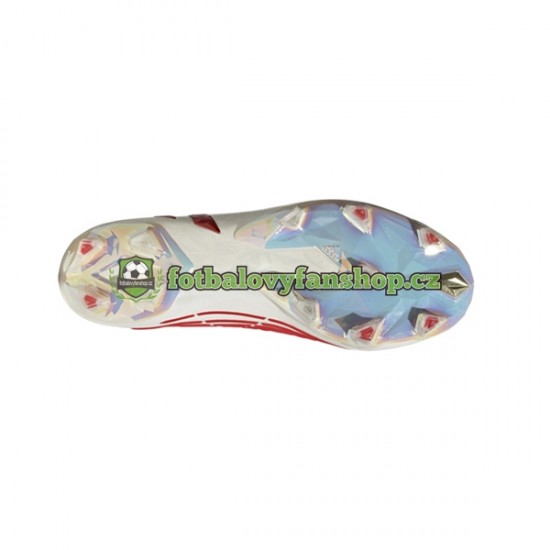 Kopačky Adidas Predator EDGE FG Showdown Červené Zlato Bílý