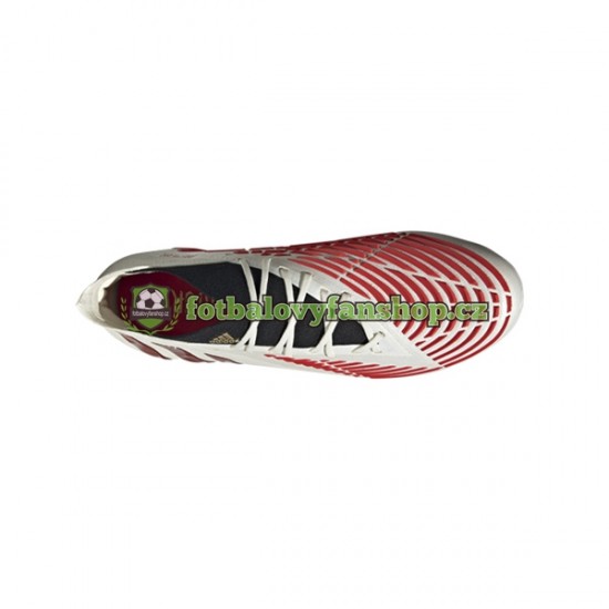 Kopačky Adidas Predator EDGE.1 FG Showdown Červené Zlato Bílý