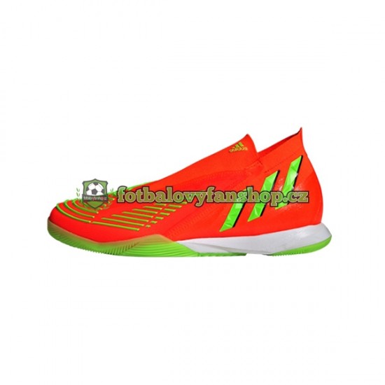 Kopačky Adidas Predator EDGE.1 IN Game Data Červené Zelená