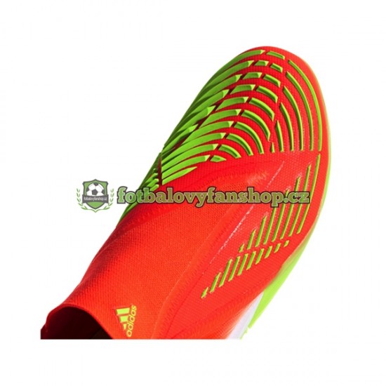Kopačky Adidas Predator EDGE.1 IN Game Data Červené Zelená