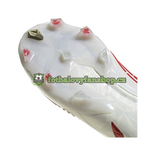 Kopačky Adidas Predator EDGE.1 L FG Showdown Červené Zlato Bílý