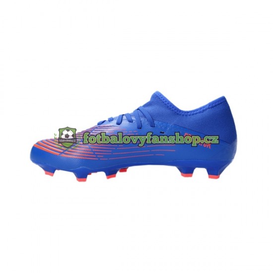 Kopačky Adidas Predator EDGE.3 L FG Sapphire Edge Červené Modrý