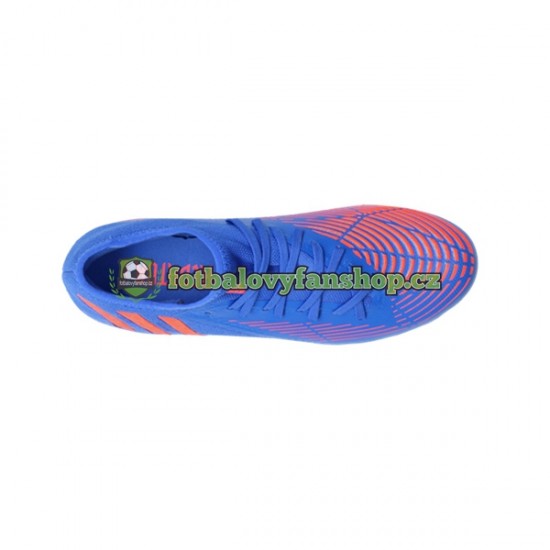 Kopačky Adidas Predator EDGE.3 L FG Sapphire Edge Červené Modrý