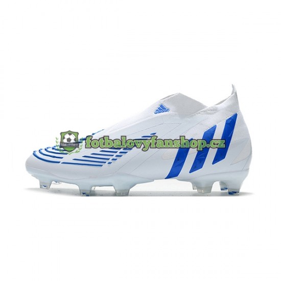 Kopačky Adidas Predator Edge Geometric FG Modrý Bílý