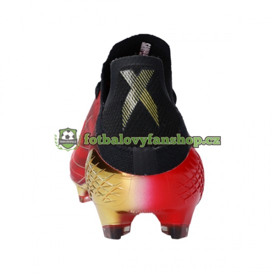 Kopačky Adidas X SPEEDFLOW.1 FG Showdown Červené Zlato Černá