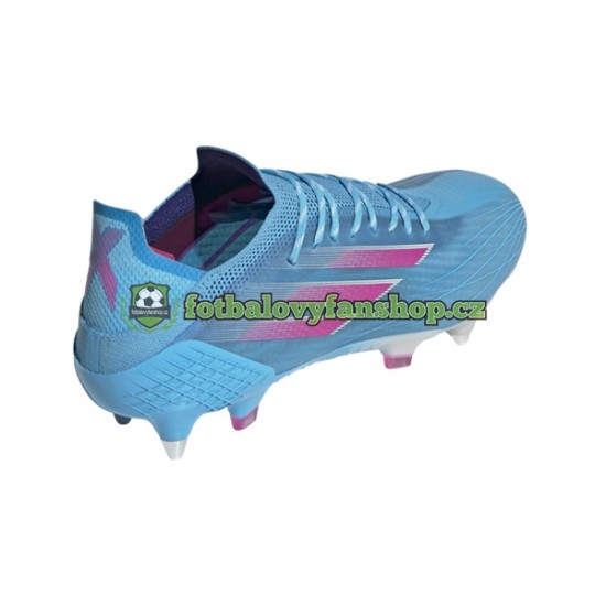 Kopačky Adidas X SPEEDFLOW.1 SG Sapphire Edge Růžový Modrý Bílý