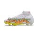Kopačky Nike Air Zoom Mercurial Superfly IX Elite FG Růžový Žlutá Bílý