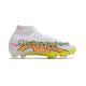 Kopačky Nike Air Zoom Mercurial Superfly IX Elite FG Růžový Žlutá Bílý