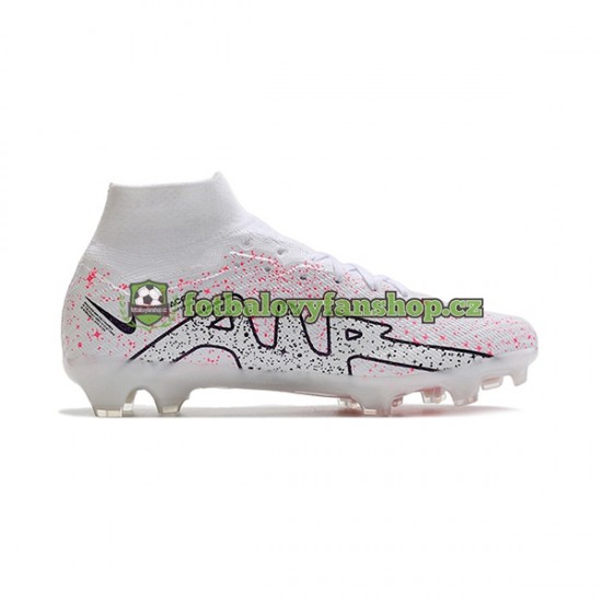 Kopačky Nike Air Zoom Mercurial Superfly IX Elite FG Červené Bílý Černá