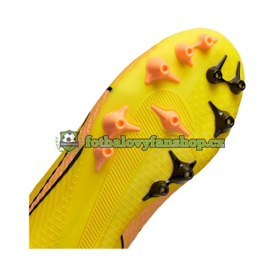 Kopačky Nike Air Zoom Mercurial Vapor XV Academy AG Lucent Růžový Žlutá