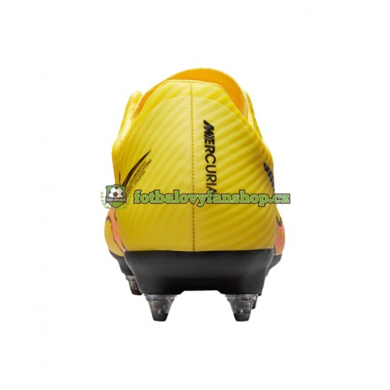 Kopačky Nike Air Zoom Mercurial Vapor XV Academy SG Pro AC Lucent Růžový Žlutá