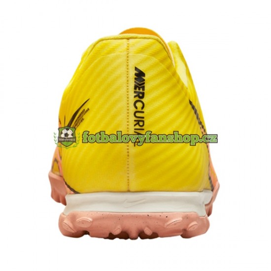 Kopačky Nike Air Zoom Mercurial Vapor XV Academy TF Lucent Růžový Žlutá