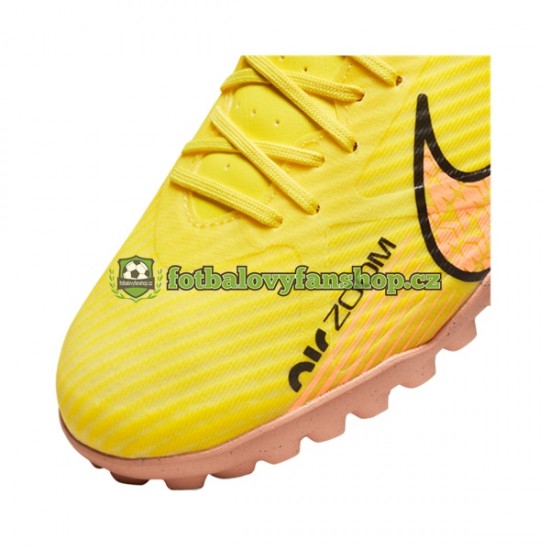 Kopačky Nike Air Zoom Mercurial Vapor XV Academy TF Lucent Růžový Žlutá
