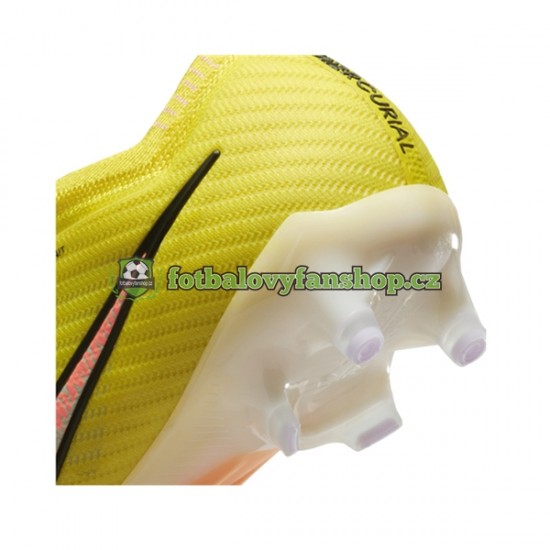Kopačky Nike Air Zoom Mercurial Vapor XV Elite AG Pro Lucent Růžový Žlutá