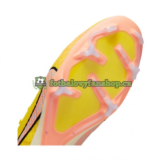 Kopačky Nike Air Zoom Mercurial Vapor XV Pro FG Lucent Růžový Žlutá