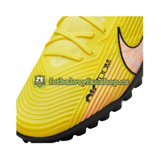 Kopačky Nike Air Zoom Mercurial Vapor XV Pro TF Lucent Růžový Žlutá