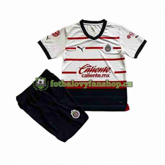Dětský Venkovní Dres Deportivo Guadalajara 2023-2024 Krátký rukáv