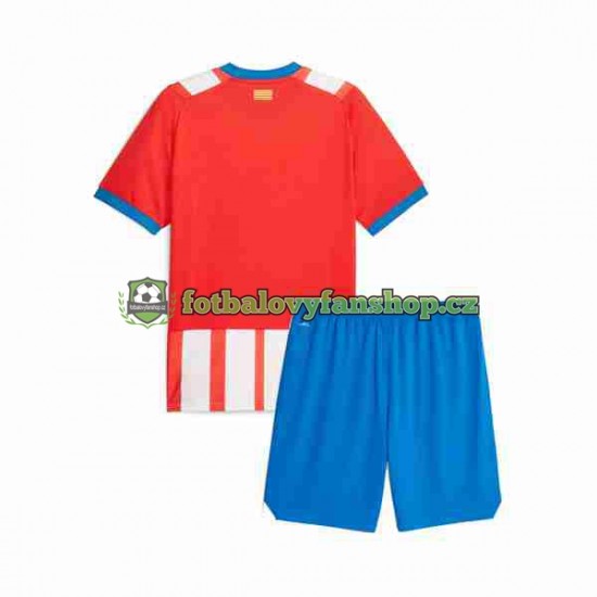 Dětský Domácí Dres Girona 2023-2024 Krátký rukáv