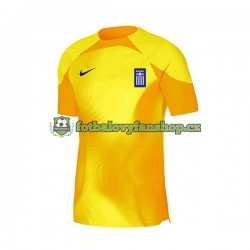 Muži Brankářský Domácí Dres Řecko 2023 Krátký rukáv