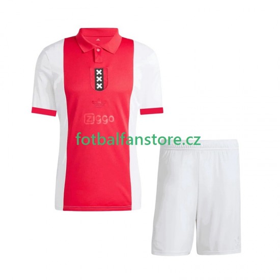 Dětský Domácí Dres AFC Ajax 2024-2025 Anniversary Krátký rukáv Dětský Domácí Dres AFC Ajax 2024-2025 Anniversary Krátký rukáv