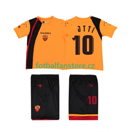 Dětský Retro Domácí Dres AS Řím TOTTI 10 2005-2006 Krátký rukáv