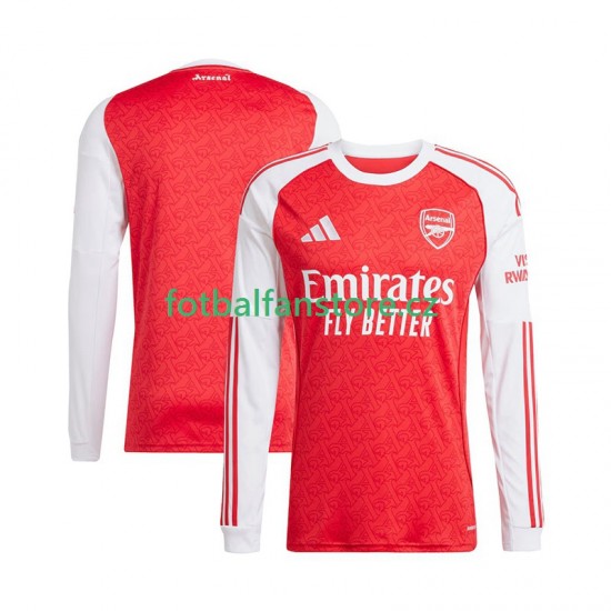 Muži Domácí Dres Arsenal 2025-2026 Dlouhými Rukávy Muži Domácí Dres Arsenal 2025-2026 Dlouhými Rukávy