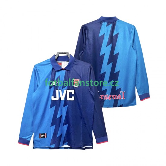 Muži Retro Venkovní Dres Arsenal 1995 1996 Dlouhými Rukávy Muži Retro Venkovní Dres Arsenal 1995 1996 Dlouhými Rukávy
