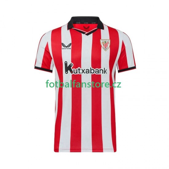 Muži Domácí Dres Athletic Bilbao 2025-2026 Krátký rukáv Muži Domácí Dres Athletic Bilbao 2025-2026 Krátký rukáv