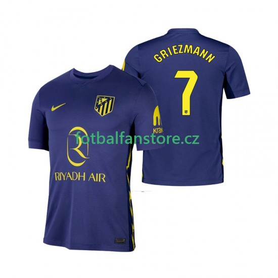 Muži Venkovní Dres Atlético Madrid Antoine Griezmann 7 2025-2026 Krátký rukáv Muži Venkovní Dres Atlético Madrid Antoine Griezmann 7 2025-2026 Krátký rukáv