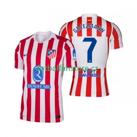 Muži Domácí Dres Atlético Madrid Antoine Griezmann 7 2025-2026 Krátký rukáv Muži Domácí Dres Atlético Madrid Antoine Griezmann 7 2025-2026 Krátký rukáv