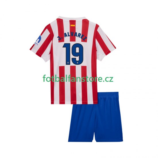 Dětský Domácí Dres Atlético Madrid Julian Alvarez 19 2025-2026 Krátký rukáv