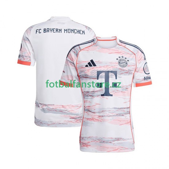 Muži Venkovní Dres FC Bayern Mnichov 2025-2026 Krátký rukáv Muži Venkovní Dres FC Bayern Mnichov 2025-2026 Krátký rukáv