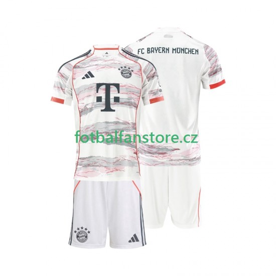 Dětský Venkovní Dres FC Bayern Mnichov 2025-2026 Krátký rukáv Dětský Venkovní Dres FC Bayern Mnichov 2025-2026 Krátký rukáv