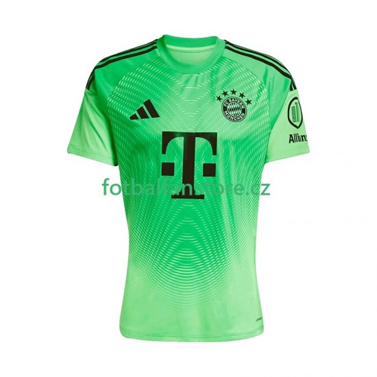 Muži Brankářský Domácí Dres FC Bayern Mnichov 2025-2026 Krátký rukáv Muži Brankářský Domácí Dres FC Bayern Mnichov 2025-2026 Krátký rukáv